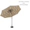 Pure Garden 10-Foot Outdoor Patio Umbrella with Base, Sand 50-LG1175B - alternate 2